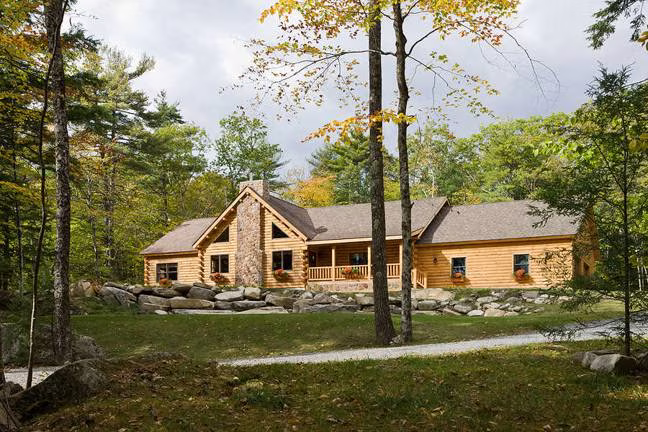 Sunapee Log Home Floor Plan by Coventry Log Homes, Inc. Sunapee Log Home Floor Plan by Coventry Log Homes, Inc.